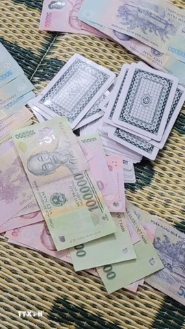 Tang vật vụ đánh bạc. (Ảnh minh họa: TTXVN phát)