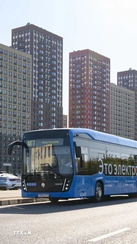 Đường phố thủ đô Moskva của Nga. (Ảnh: Duy Trinh/TTXVN)