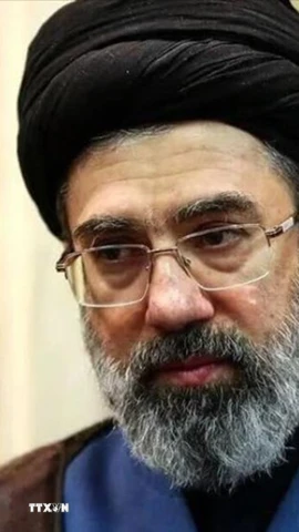 Lãnh tụ tối cao mới được bầu của Iran Mojtaba Khamenei. (Ảnh: Anadolu Agency/TTXVN)