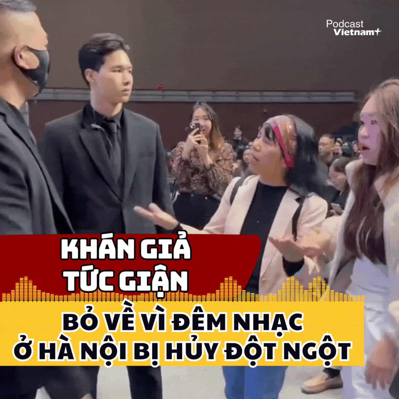 Hàng nghìn khán giả tức giận bỏ về vì đêm nhạc ở Hà Nội bị hủy đột ngột