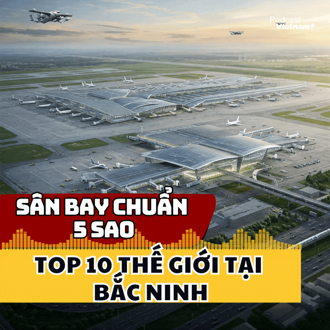 Sân bay chuẩn 5 sao, top 10 thế giới tại Bắc Ninh 