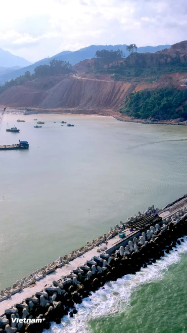 Dự án cảng Liên Chiểu, thành phố Đà Nẵng. (Ảnh: Thanh Phong/Vietnam+)