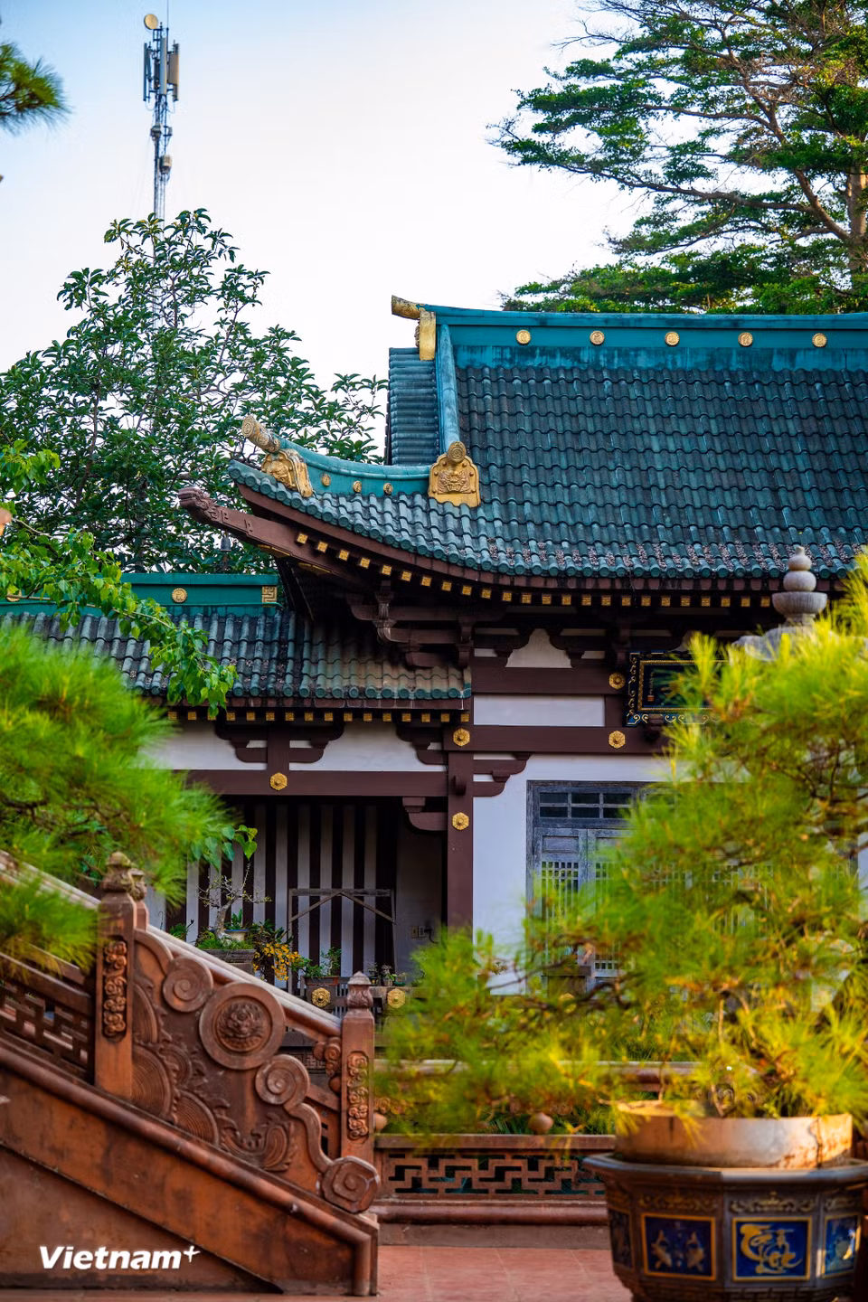 Mỗi chi tiết tại chùa Minh Thành là một điểm độc đáo khác biệt mà khiến bất cứ du khách nào đến đây cũng đều phải mất một khoảng thời gian mới khám phá hết. (Ảnh: Minh Sơn/Vietnam+)