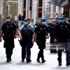 Cảnh sát tuần tra trên đường phố của khu thương mại trung tâm Sydney. (Nguồn: Getty Images)