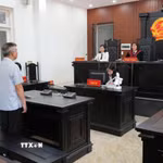 Bị cáo Nguyễn Ngọc Ngân làm việc với cơ quan Công an.