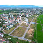 Toàn cảnh Dự án Hạ tầng kỹ thuật khu đất ở Tổ dân phố Đức Điền, phường Đồng Hới. (Ảnh: Thanh Thủy/TTXVN)