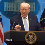 Tổng thống Mỹ Donald Trump. (Ảnh: AA/TTXVN phát)