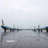 Máy bay tại Sân bay quốc tế Nội Bài. (Ảnh: PV/Vietnam+)