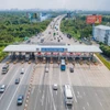 Phương tiện lưu thông qua trạm thu phí của tuyến cao tốc Thành phố Hồ Chí Minh-Long Thành-Dầu Giây. (Ảnh: PV/Vietnam+)