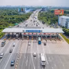 Phương tiện lưu thông qua trạm thu phí của tuyến cao tốc Thành phố Hồ Chí Minh-Long Thành-Dầu Giây. (Ảnh: PV/Vietnam+)