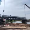 Nhà thầu thi công hạng mục đúc dầm cầu. (Ảnh: Việt Hùng/Vietnam+)