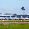 Máy bay tại Cảng Hàng không Quốc tế Tân Sơn Nhất. (Ảnh: PV/Vietnam+)