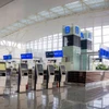 Nhà ga hành khách T2, Cảng Hàng không quốc tế Nội Bài từng bước triển khai mô hình "Sân bay thông minh". (Ảnh: Phan Công/Vietnam+)