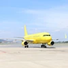 Hãng hàng không Vietravel Airlines vừa đón thêm tàu bay Airbus A320. (Ảnh: PV/Vietnam+)