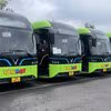 Từ đầu năm đến nay, Tổng công ty Vận tải Hà Nội đã đưa vào khai thác thêm 281 xe buýt điện mới trên nhiều tuyến. (Ảnh: PV/Vietnam+)