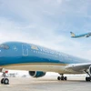 Máy bay của Hãng hàng không Vietnam Airlines. (Ảnh: PV/Vietnam+)
