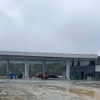 Một trạm dừng nghỉ trên tuyến cao tốc Bắc-Nam đang được đầu tư xây dựng. (Ảnh: PV/Vietnam+)