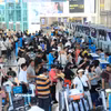 Trong dịp nghỉ lễ 30/4-1/5, rất đông hành khách đi đến các điểm du lịch, về quê. (Ảnh: Việt Hùng/Vietnam+)