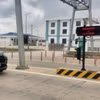 Hệ thống thu phí tự động trên một dự án thành phần cao tốc Bắc-Nam phía Đông. (Ảnh: PV/Vietnam+)