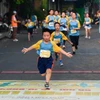 Điểm mới năm nay của giải chạy “Run For Love 2025”là có thêm cự ly 1,5km dành riêng cho trẻ em. (Ảnh: PV/Vietnam+)