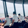 Kíp trực điều hành bay tại Sân bay Nội bài ngày 30/9/2025. (Ảnh: PV/Vietnam+) 