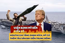 Houthi gia tăng oanh kích, Mỹ điều thêm tàu sân bay đến Biển Đỏ ứng chiến