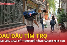Sinh viên đau đầu tìm cách xoay xở trong thời điểm "bão giá" nhà trọ 
