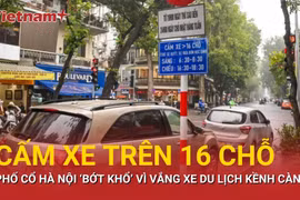 Phố cổ Hà Nội "bớt khổ" vì vắng bóng các xe du lịch kềnh càng