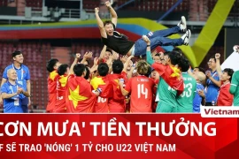 VFF trao 'nóng' 1 tỷ cho U22 Việt Nam, người hâm mộ vẫn lâng lâng vui sướng sau trận thắng Thái Lan lịch sử
