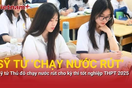 Học sinh lớp 12 tại Thủ đô "nước rút" ôn luyện cho thi tốt nghiệp THPT 2025 