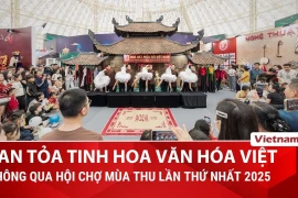 Lan tỏa tinh hoa văn hóa Việt tại Hội chợ Mùa Thu lần thứ nhất 2025