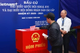 Hà Nội: Người dân dậy sớm, háo hức đi bỏ phiếu trong ngày hội non sông .