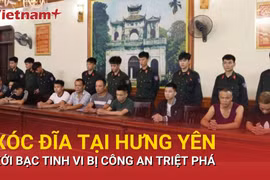 Hưng Yên bắt 18 đối tượng đánh bạc dưới hình thức xóc đĩa