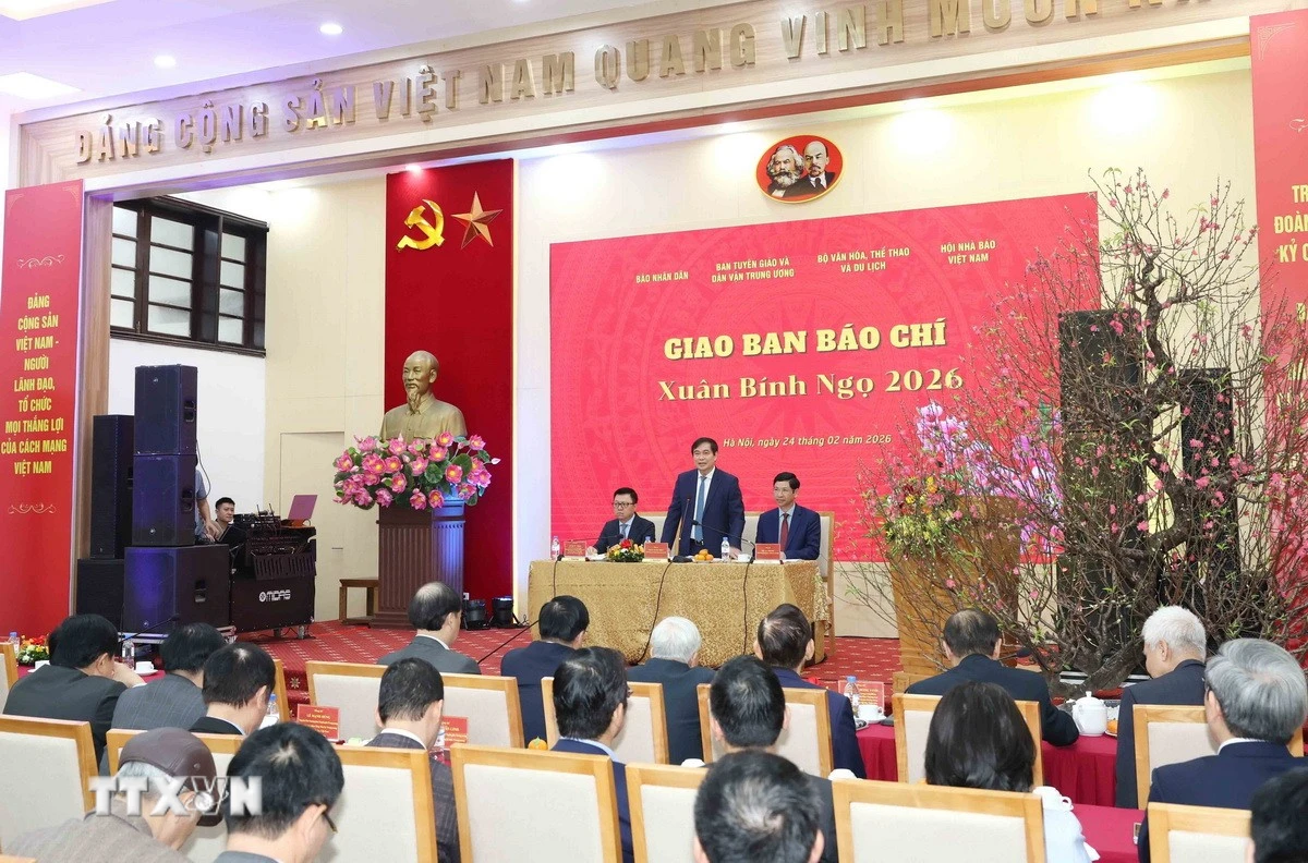 Giao ban báo chí Xuân Bính Ngọ 2026: Định hướng truyền thông tích cực, sáng tạo