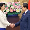 Chủ tịch Quốc hội Trần Thanh Mẫn tiếp bà Obuchi Yuko, Hạ nghị sỹ, Chủ tịch Liên minh Nghị sỹ hữu nghị Nhật Bản-Việt Nam. (Ảnh: Lâm Khánh/TTXVN)