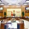 Phiên họp thứ 46 của Ủy ban Thường vụ Quốc hội, sáng 9/6/2025. (Ảnh: Doãn Tấn/TTXVN)