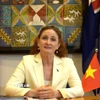 Đại sứ New Zealand tại Việt Nam Caroline Beresford. (Ảnh: Việt Đức/TTXVN)