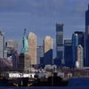 Tượng Nữ thần Tự do ở New York, Mỹ. (Ảnh: AFP/TTXVN)