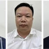 Các đối tượng (từ trái qua phải): Hoàng Quốc Hùng, Lương Nhân Hòa, Nguyễn Đình Cảnh. (Ảnh: TTXVN phát)