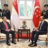 Tổng Bí thư Tô Lâm hội kiến Tổng thống Singapore Tharman Shanmugaratnam. (Ảnh: Thống Nhất/TTXVN)
