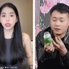 Quang Linh Vlogs và Hằng du mục chia sẻ về kẹo rau củ Kera trong các video và livestream trước đó. (Hình ảnh cắt từ clip).