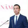 Đồng chí Tô Anh Dũng, Phó Bí thư Tỉnh ủy, Chủ tịch UBND tỉnh Thanh Hóa nhiệm kỳ 2026-2031, phát biểu nhận nhiệm vụ. (Ảnh: TTXVN phát)