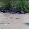 Mưa lũ tại Tuyên Quang. (Ảnh: TTXVN phát)