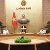 Thủ tướng Phạm Minh Chính chủ trì Phiên họp Chính phủ chuyên đề về xây dựng pháp luật tháng 9 năm 2025. (Ảnh: Dương Giang/TTXVN)