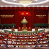 Tổng Bí thư Tô Lâm phát biểu bế mạc Hội nghị lần thứ hai Ban Chấp hành Trung ương Đảng khóa XIV. (Ảnh: Thống Nhất/TTXVN)