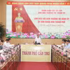 Quang cảnh buổi làm việc. (Ảnh: Ngọc Thiện/TTXVN)