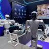Robot hình người. (Ảnh minh họa. Công Tuyên/TTXVN)