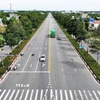 Đường Vành đai 4 Thành phố Hồ Chí Minh. (Ảnh: Hồng Đạt/TTXVN)