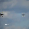 UAV tham gia cuộc tập trận ở Nowa Deba, Ba Lan ngày 18/9/2025. (Ảnh: PAP/TTXVN)