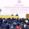 Hội nghị Thường trực Chính phủ làm việc với doanh nghiệp nhà nước. (Ảnh: Dương Giang/TTXVN)